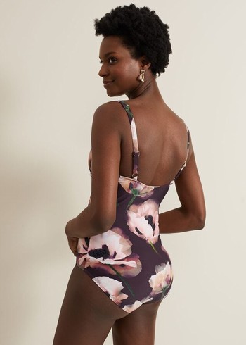 Phase Eight Poppy Print Swimwear Multicolor Canada | NGZBTD-176